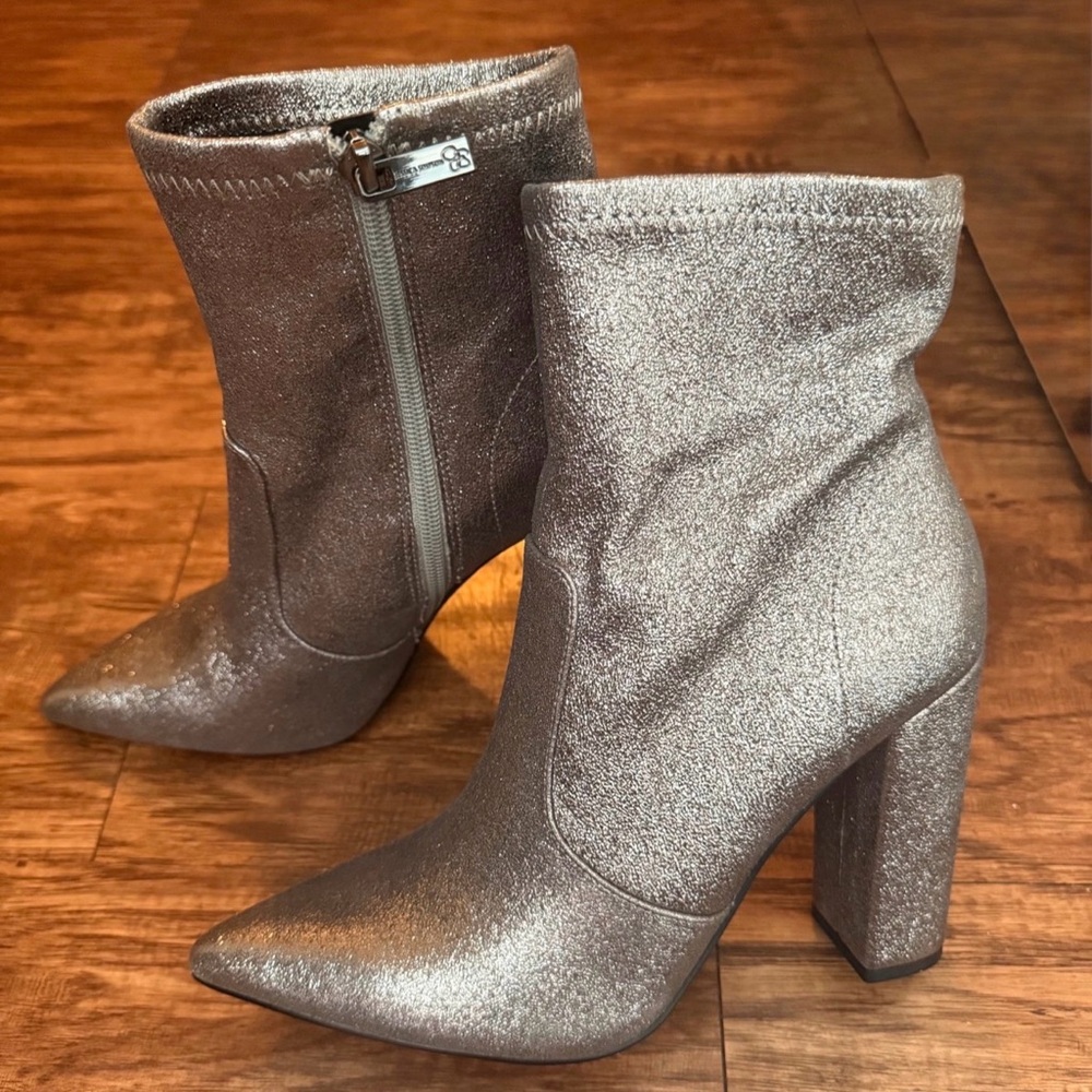 Jessica Simpson Metallic Heeled Boots